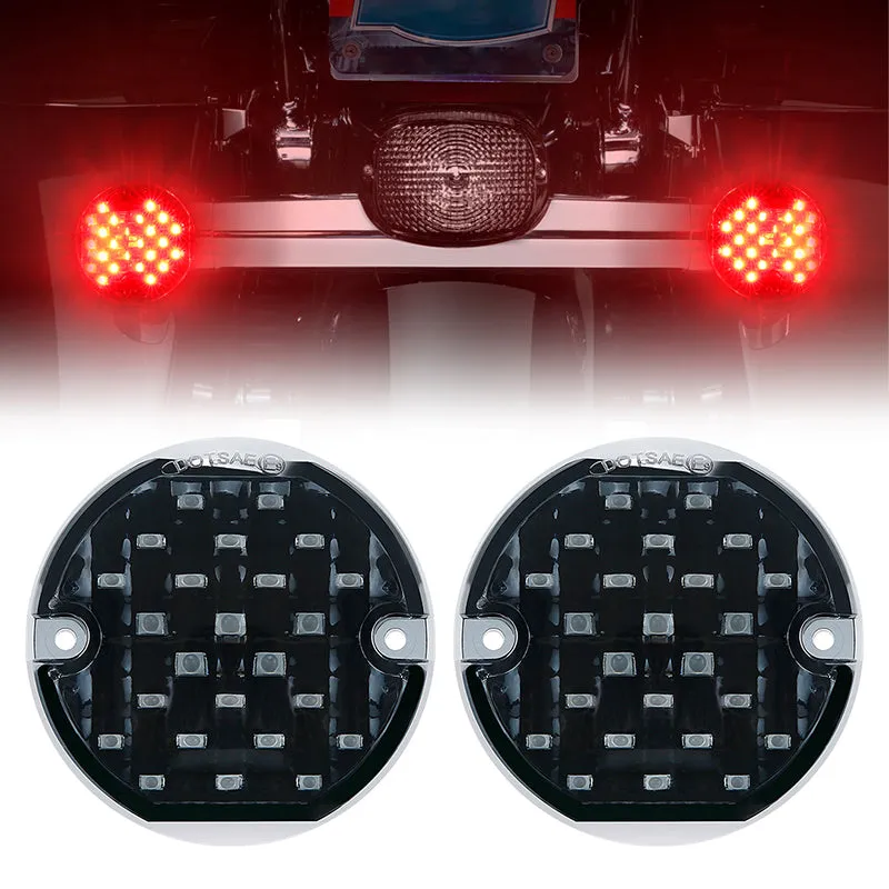 "3-1/4"" Rear Red Emark DOT LED Turn Signal Indicators For Motorcycle" product image