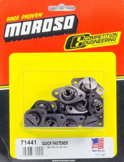 Moroso Quick Fastener s. Eject 5/16 X.400 Alum Blk
