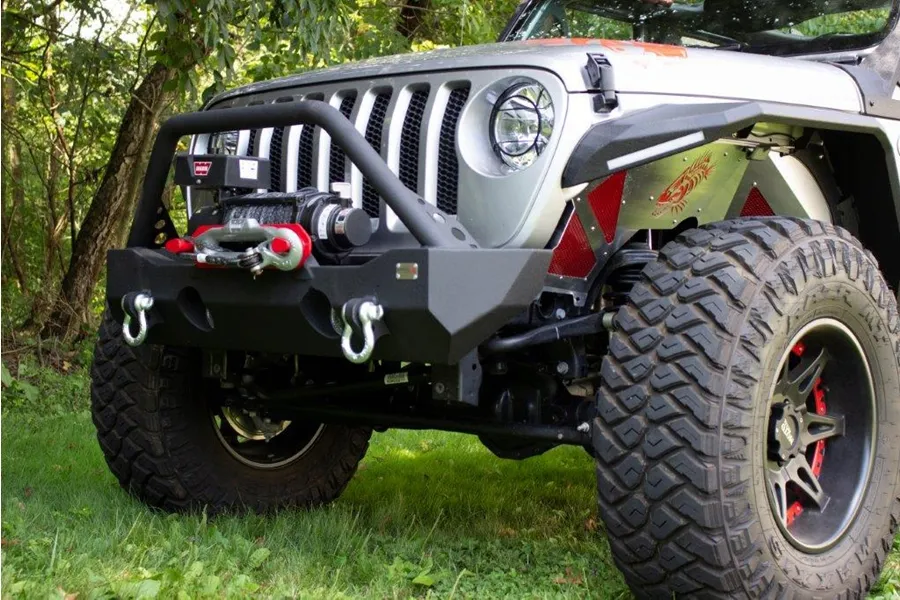 Fishbone Offroad Mako Front Bumper for 2018 & Up Jeep Wrangler/Gladiator FB22090 product image