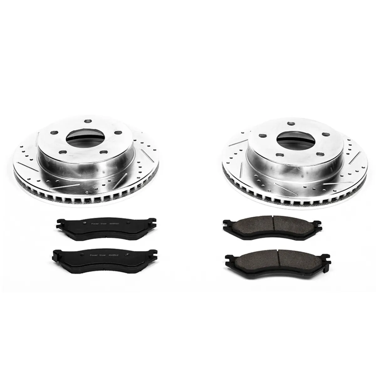 Z23 Evolution Sport Upgrade Kit: Drilled/Slotted Rotors; Carbon-Fiber Ceramic Pads W/Hardware product image