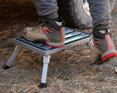 Ironman 4x4 Quick-Fold Camping Steps (180kg Rat