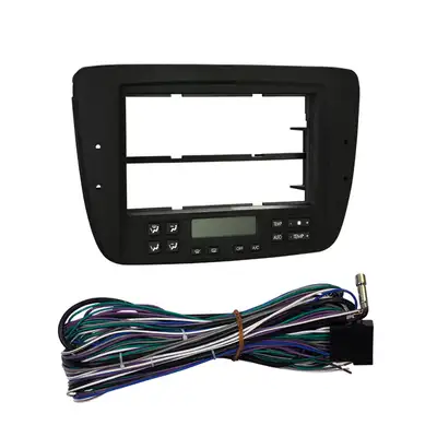 Metra Electronics TURBOKits; Radio Installation Kit; Incl. Instr./Hardware; Double DIN/Two Single DIN; Textured To Match Fact. Dash; For Models w/Elect. Climate Cntlr.; w/Psgnr. Airbag Light;