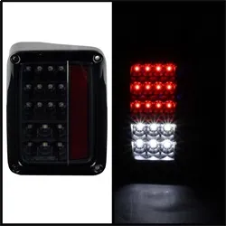 Spyder Jeep Wrangler JK JKU 07-18 LED Tail Lights - Black product image