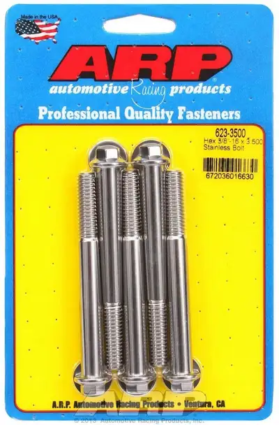 ARP Auto Racing S/S Bolt Kit - 6pt. (5) 3/8-16 x 3.500