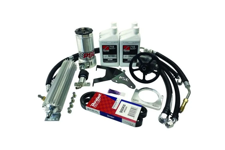 PSC Motor Sports 0711 Wrangler Jk/Jku 3.8l Power Steering Pump Reservoir And Cooler Kit For Sg688r