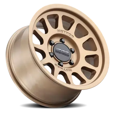 Method Race Wheels Aluminum Wheels 17x7.5 Bead Grip MR703 Bolt Pattern 6 On 130 Offset 50 Lip Size 0.87 Method Bronze BRZ Method