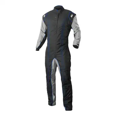 K1 RaceGear Suit Karting GK2 Adult Medium/Large Black/Blue