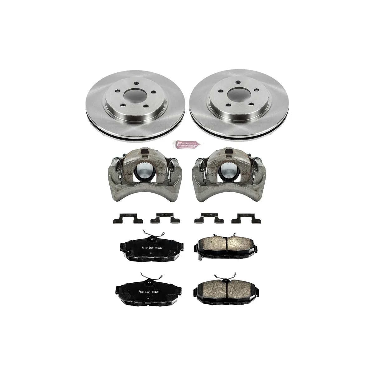 Z17 Direct Replacement Kit: Rotors; Ceramic Pads; Calipers product image