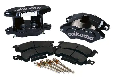 Wilwood Brakes Wilwood D52 Rear Caliper Kit - Black Pwdr 1.25 1.25in Piston 1.04in Rotor
