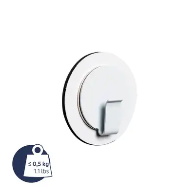 SILWY MAGNET Magnetic Hook Clever White Incl. Pad White
