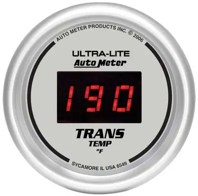 AutoMeter 2-1/16 In. Transmission Temperature, 0-340 Fahrenheit, Ultra-Lite Digital