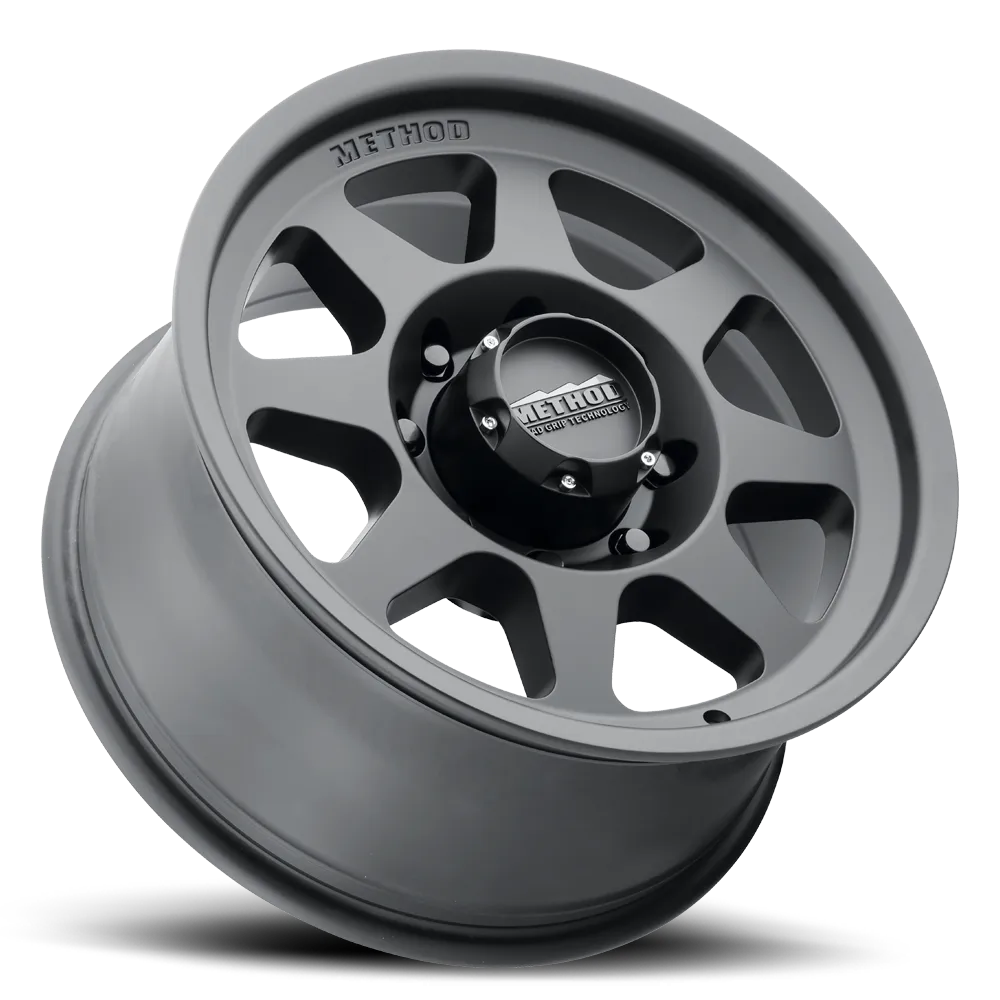 Method Race Wheels Aluminum Wheels 18x9 HD Bead Grip MR701 Bolt Pattern 8 On 165.1 Offset 18 Lip Size 1.81 Matte Black MB Method