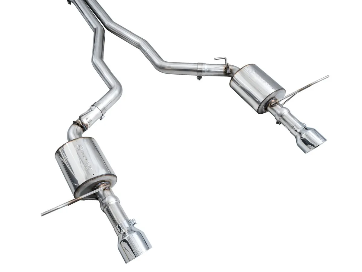 AWE Touring Edition Exhaust for Dodge Durango 6.4 / 6.2 SC - Chrome Silver Tips product image
