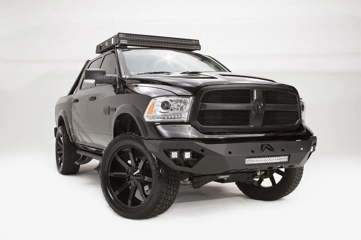 1318 RAM 1500 Vengeance Front Sensor Bumper w/ no Guard Matte Black product image