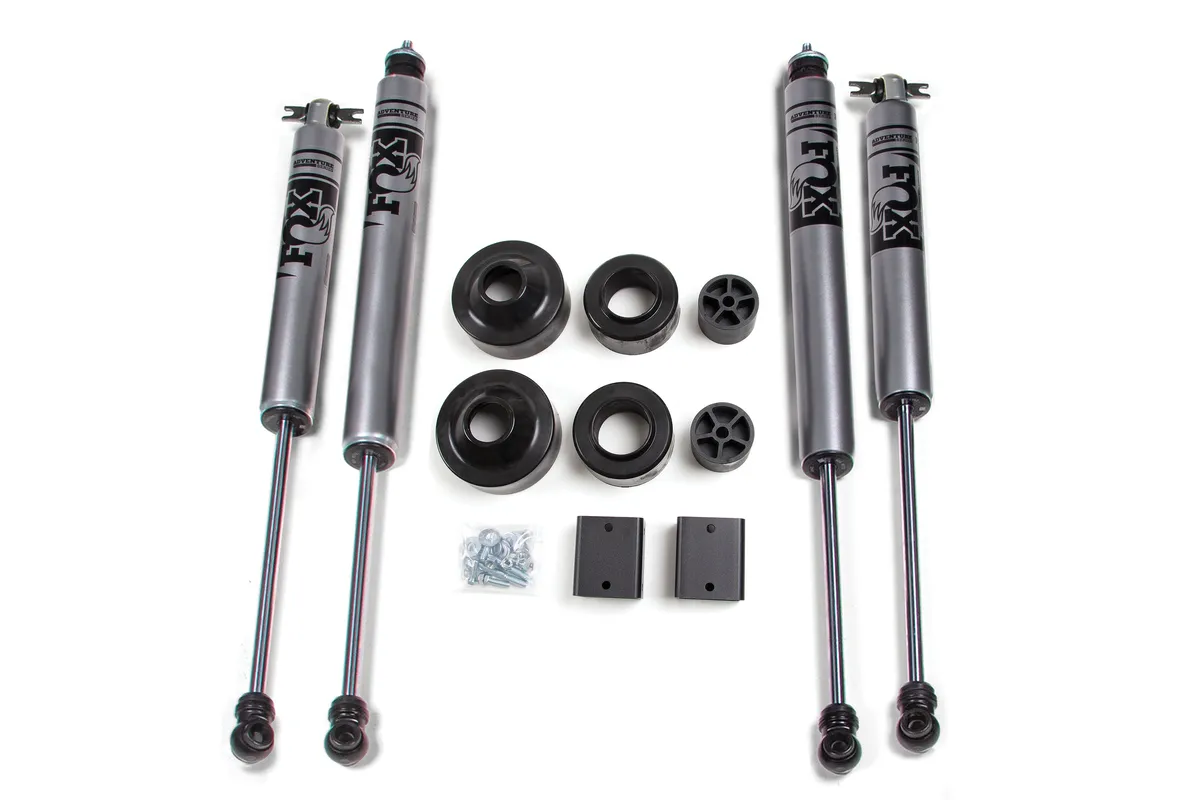 2007-2011 Jeep JK 2dr/4dr 2 Suspension Lift Kit - Front Coil Spacer Rear Coil Spacer - Fox 2.0 Adventure Series Shocks product image