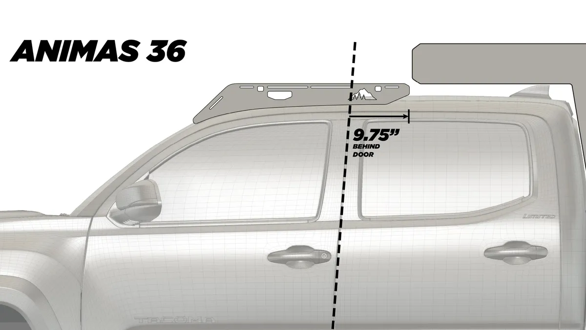 The Animas (2005-2023 Tacoma Camper Roof Rack) product image