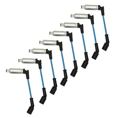 Moroso Ignition Wire Set Ultra 40 Unsleeved gm ls Aluminum Shielded Blue