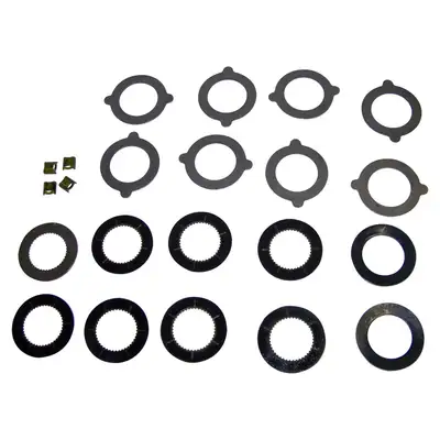 Crown Automotive Jeep Replacement Differential Disc And Plate Kit; Rear; w/Trac Lok; For Use w/Dana 44;