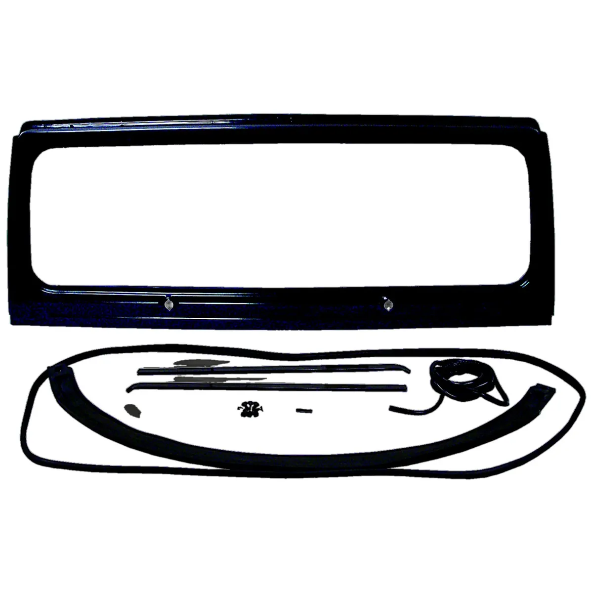 1987-1995 Wrangler YJ Includes: Windshield Frame All seals for glass and frame to body windshield channels torx screws and cap product image