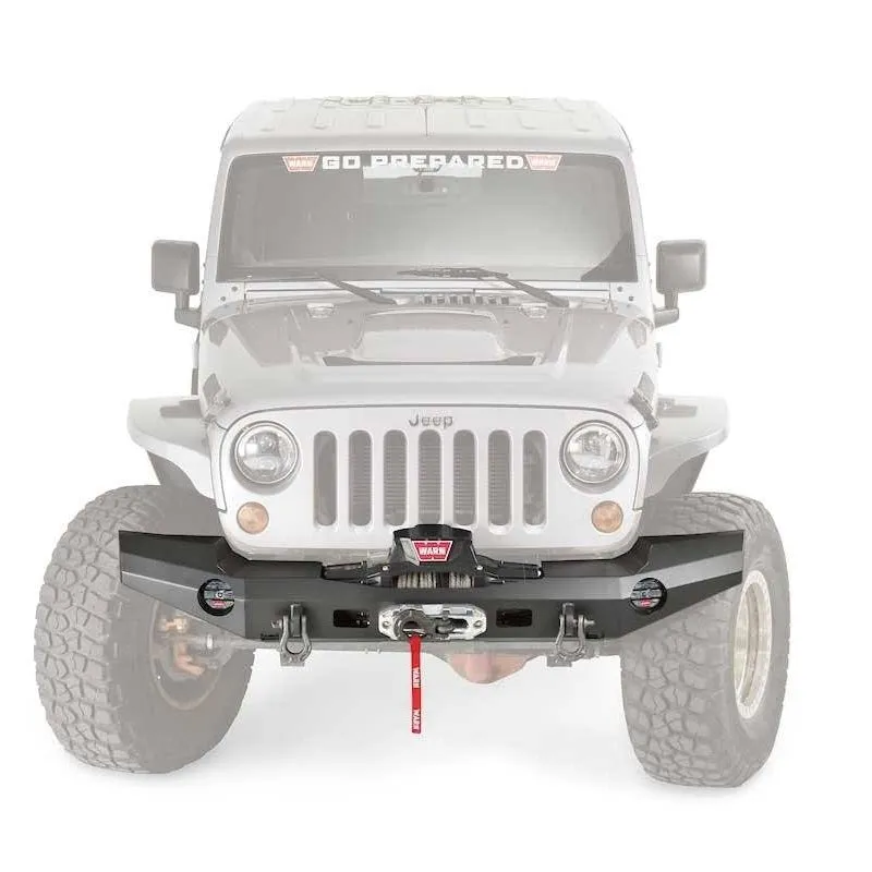 WARN - Full Width Version; One Piece Design; Direct-Fit; Mounting Hardware Included; With Grille Guard; With Internal Winch Mount; With Shackle Mounting Tabs product image