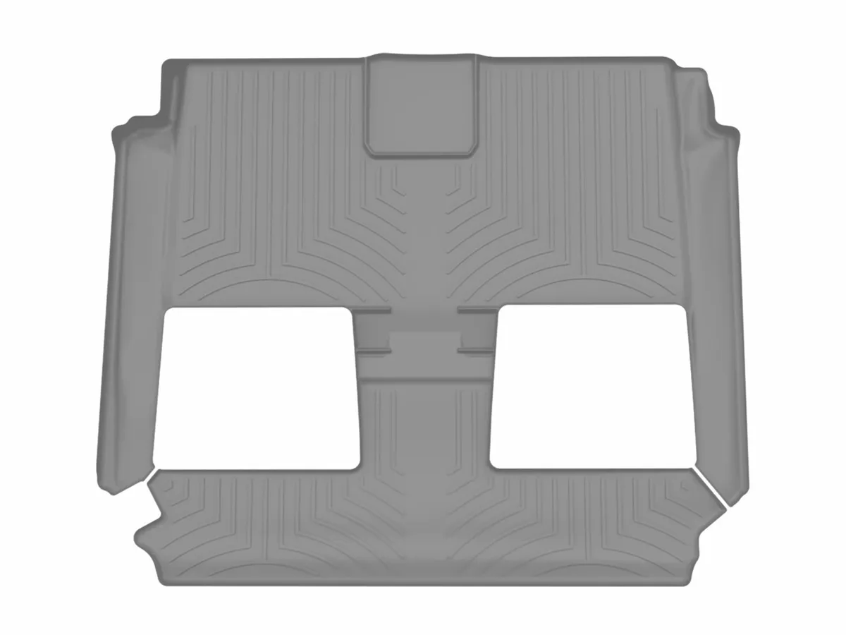 2008 + Chrysler Town and Country Grey Rear FloorLiner Fits vehicles with Stow n Go Seating Only covers 2nd and 3rd row / 2008 + Dodge Caravan Grey Rear FloorLiner Fits vehicles with Stow n Go Seating Only covers 2nd and 3rd row product image