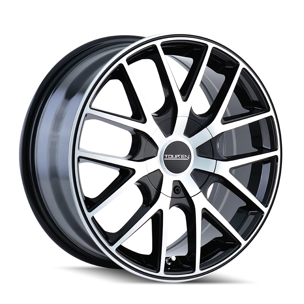 Touren Wheels TR60 3260 Gloss Black Machined 17X7.5 5-108/5-114.3 42MM 72.62MM product image
