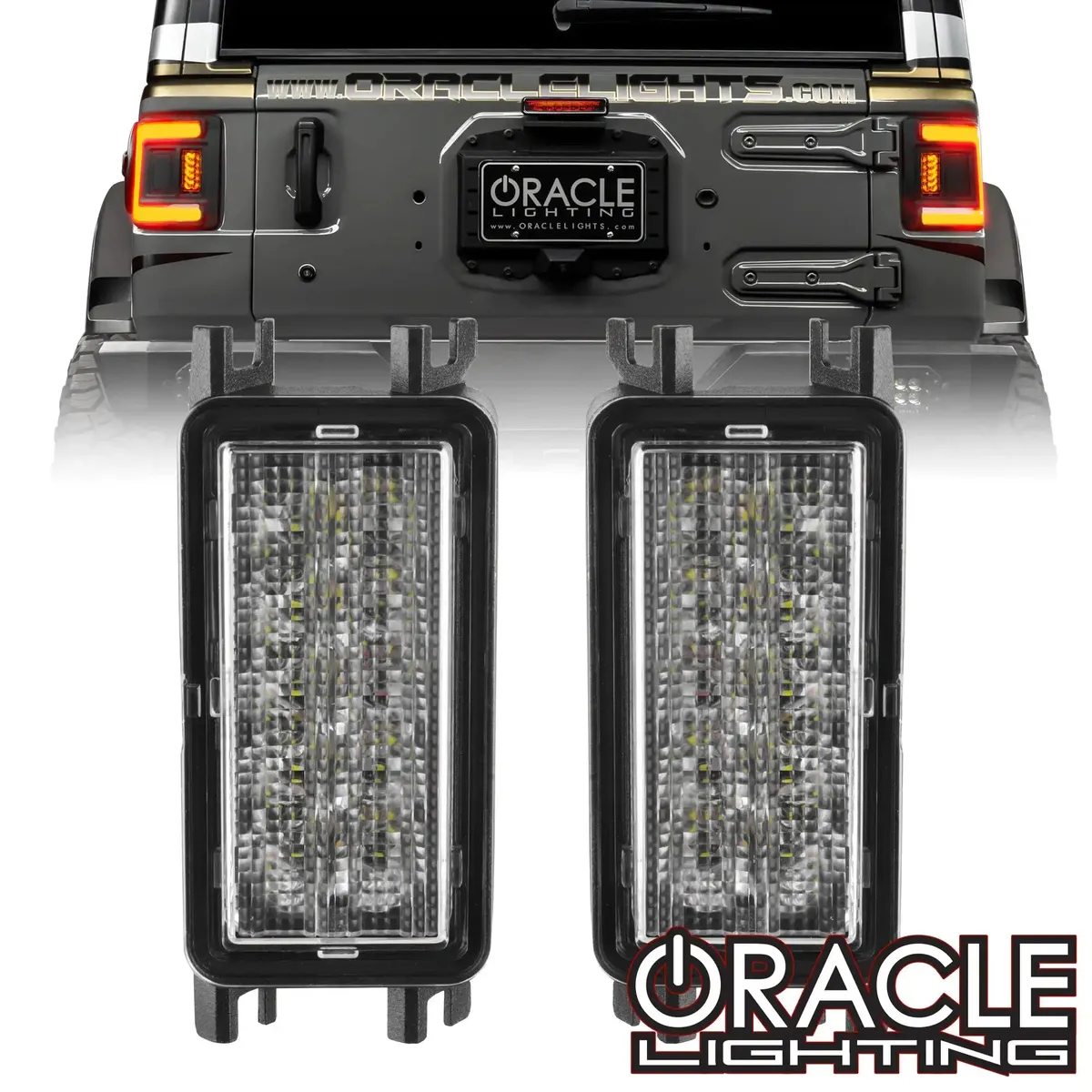 ORACLE Lighting Dual Function Amber/White Reverse LED Module for Jeep Wrangler JL Flush Tail Lights product image