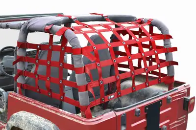 Steinjager Tops and Covers 1997-2006 Cargo Net Red