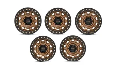 KMC Wheels KMC Wheels KM236 Tank Beadlock Wheel Package (Bronze) - JT/JL/JK