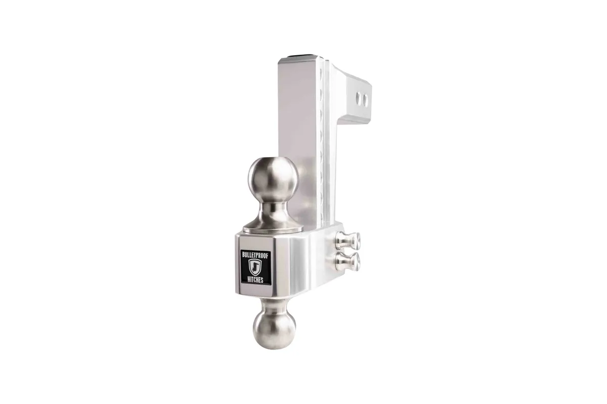 2.5" Aluminum Medium Duty Hitch 6" Drop/Rise w/ Stainless Steel Dual Ball product image