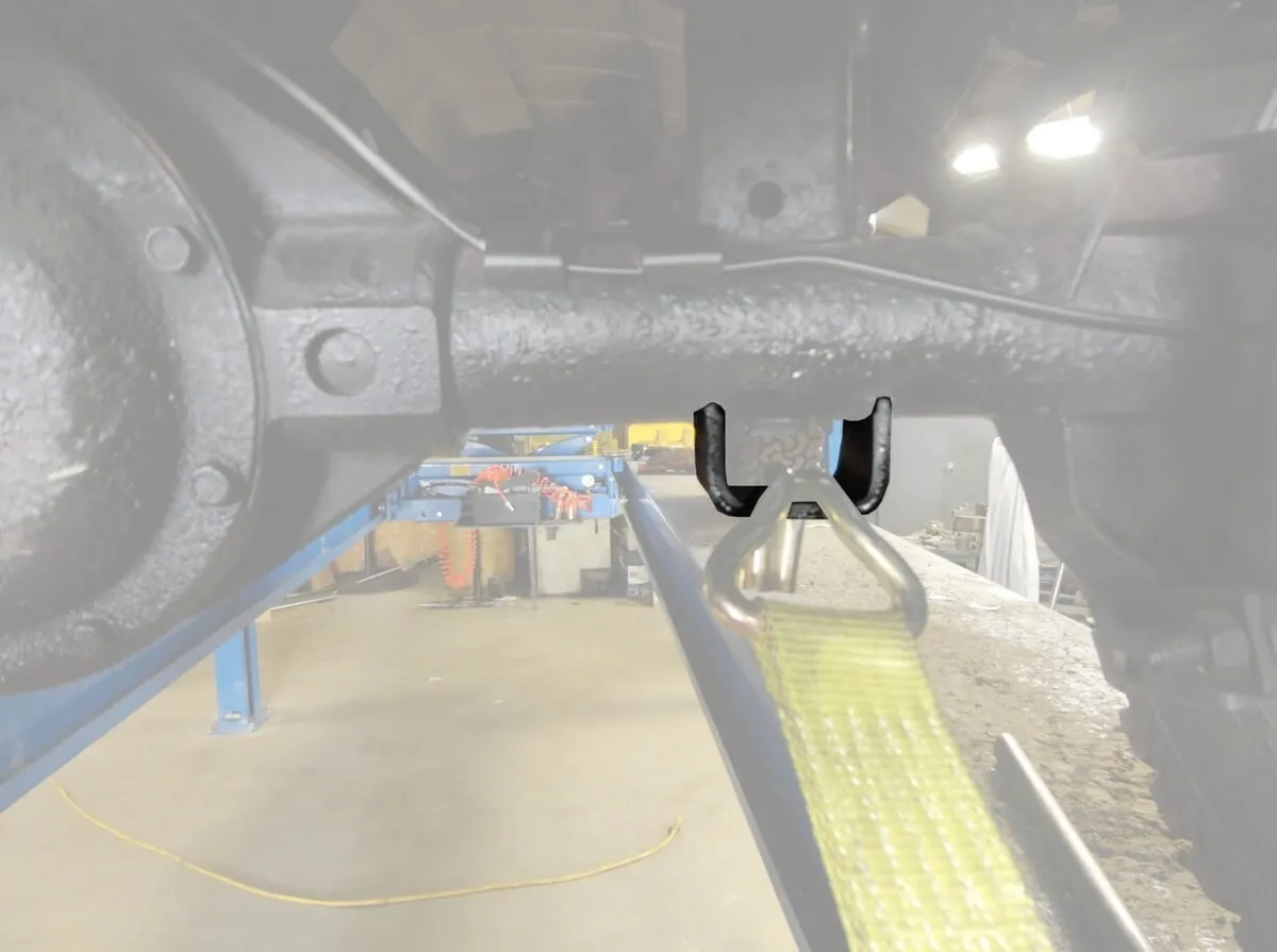 Axle Parts 1984-2001 Tie Down Brackets Front and Rear Axle product image