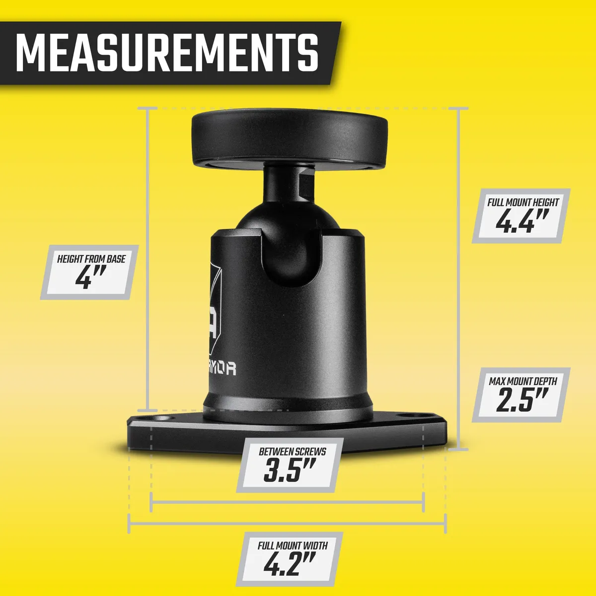 TabNetic Maxx | Rugged Magnetic Tablet Mount product image