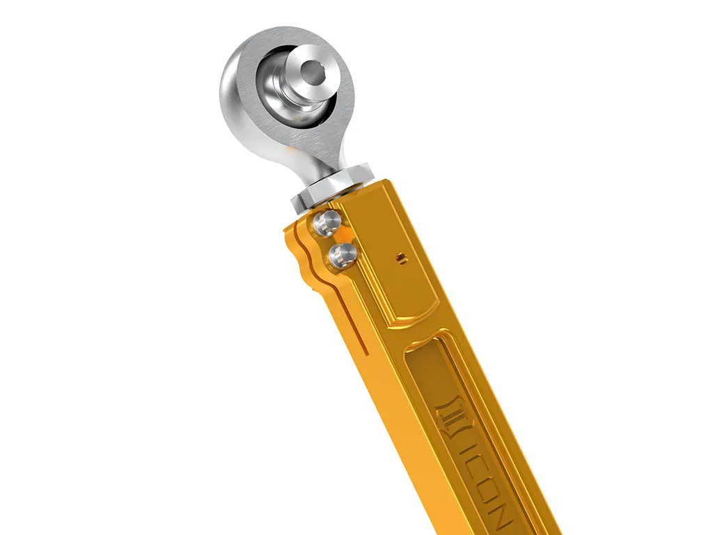 ICON 2022-2026 Toyota Tundra/2023-2025 Toyota Sequoia/2024-2026 Toyota Tacoma/Toyota Land Cruiser 250 Series/Lexus GX550/2025-2026 Toyota 4Runner, Rear, Billet Upper Link Kit, Gold Anodizing product image