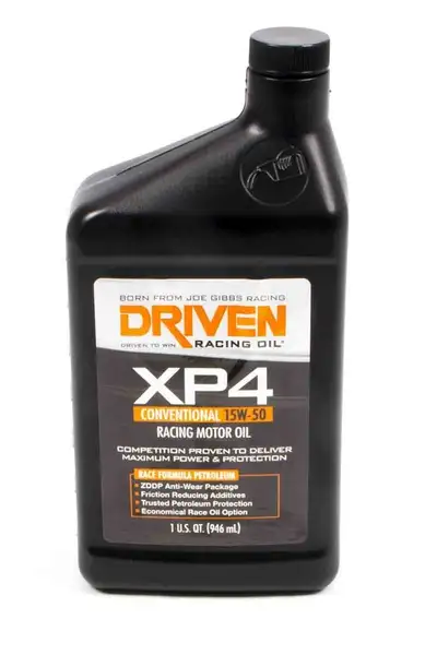 Driven Racing Oil XP4 15w50 Petroleum Oil 1 Qt Bottle