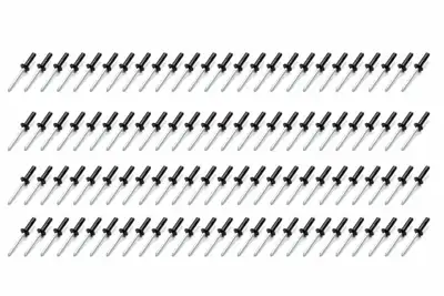 FiveStar Sm Hd Rivet Black Multi -grip 100pk