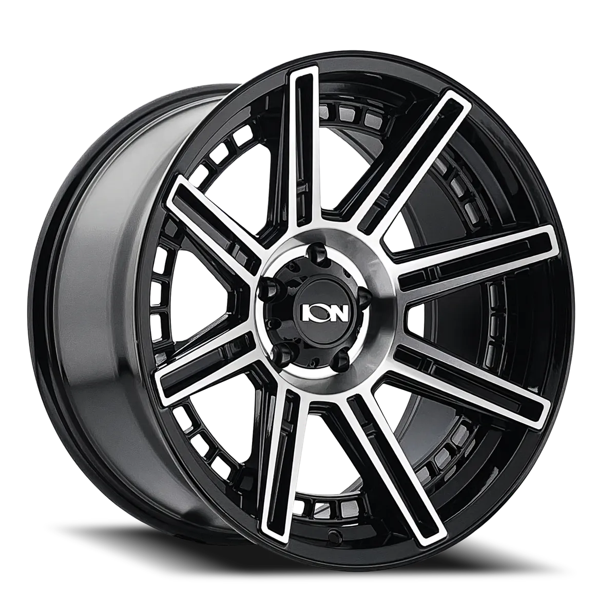 Ion 149 Gloss Black Machined 20x9 8-180 -12mm 124.1mm 149-2978b product image