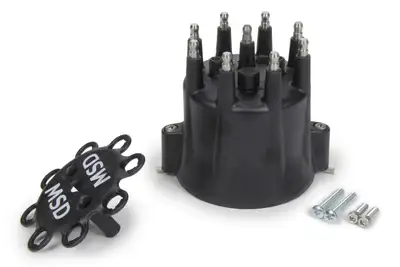 MSD Chevy/Ford/Chrysler v8 Distributor Cap Hei Terminals Spark Plug Wire Retainer