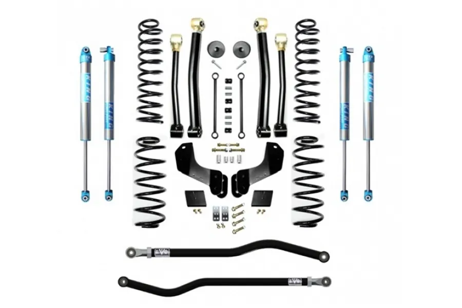EVO Manufacturing Evo Manufacturing HD 2.5in Enforcer Overland Stage 3 PLUS Lift Kit w/ King 2.0 Shocks - JL