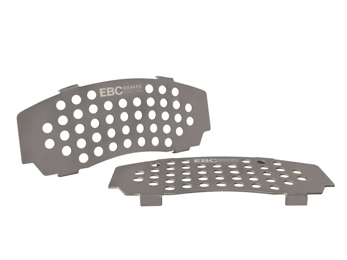 Titanium Brake Pad Shim; Front; 167x65mm; Fits Porsche 991 GT3 Cup-MR PFC Brakes 28/26mm; product image
