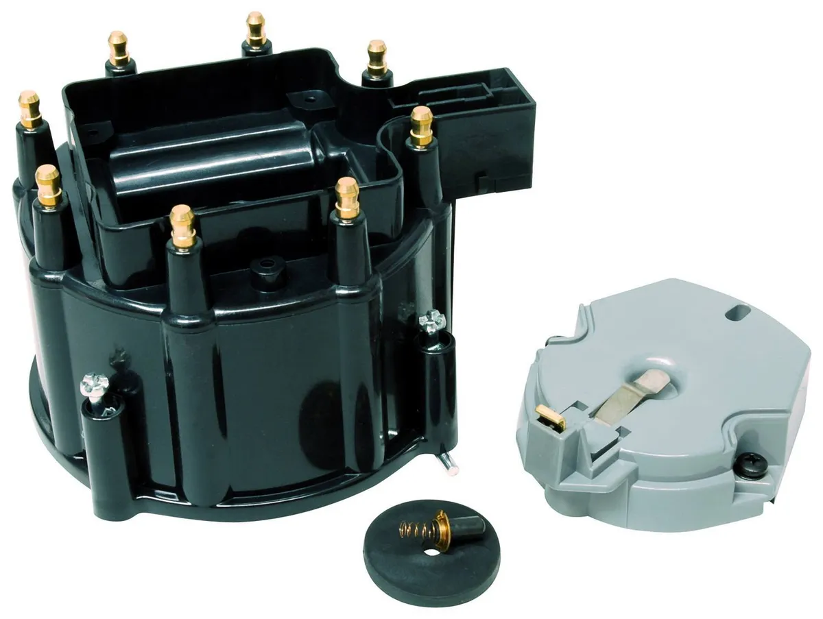 MSD gm Hei Street Fire Cap And Rotor Kit Internal Coil Blac