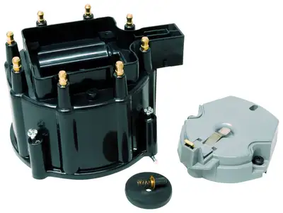 MSD gm Hei Street Fire Cap And Rotor Kit Internal Coil Blac