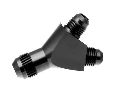 Redhorse Performance 8AN to 6AN Y-Block Single Inlet Dual Outlet