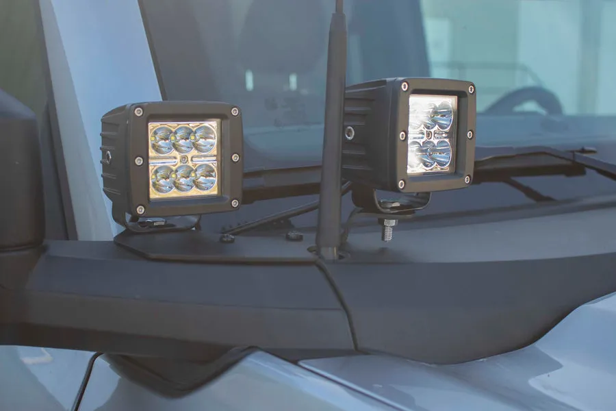 Fishbone Offroad Cowl Pod Light Bracket Set for 2022 & Up Ford Bronco FB21350 product image
