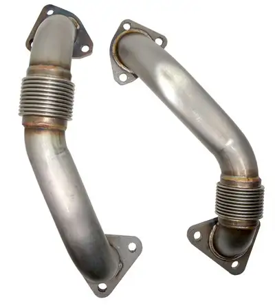 Pacific Performance Engineering GM 6.6L Duramax OEM Length Replacement High Flow Up-Pipes GM Fed 01-04 and Ca 2001