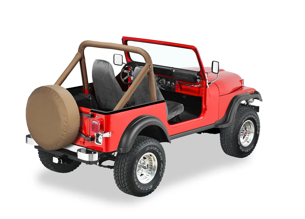 Jeep Sport Bar Covers For Jeep 1980-1983 CJ5 Tan Bestop product image