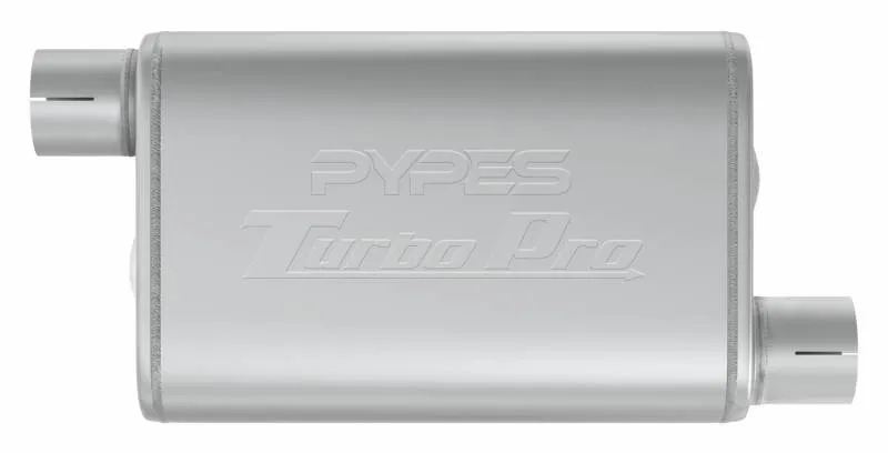 Turbo Pro Muffler 3.0 Inch Offset Inlet/Offset Outlet Pypes Exhaust product image