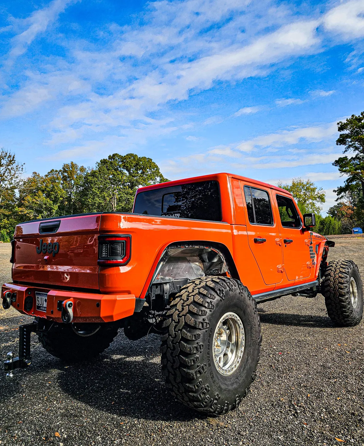 Gauntlet Rear Bumper for 2020+ Jeep Gladiator JT product image