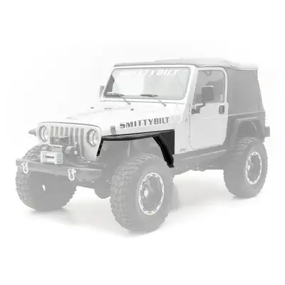 Smittybilt 9706 Wrangler Tj/Lj Xrc Armor Front Tube Fenders W/3in Flare; Black Textured