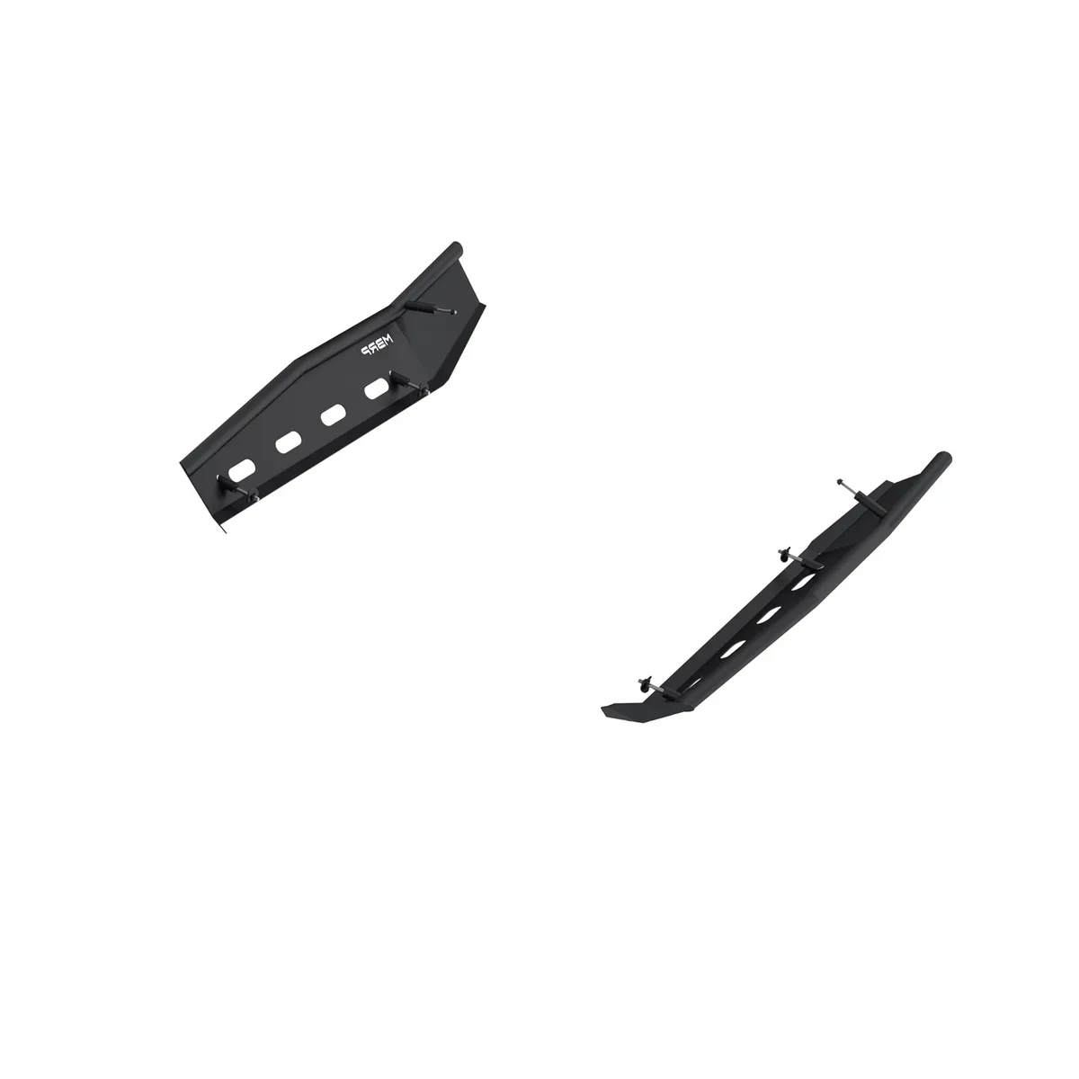 MBRP 2024-2025 Can-Am Maverick R Black-Coated Steel Rock Slider Kit AC-9219-04 product image