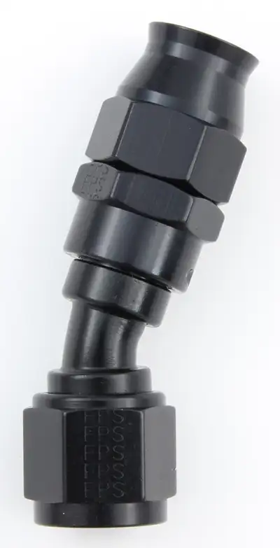 Fragola Performance Systems #6 Real Street 30 Deg. Hose End Black For Ptfe Hose